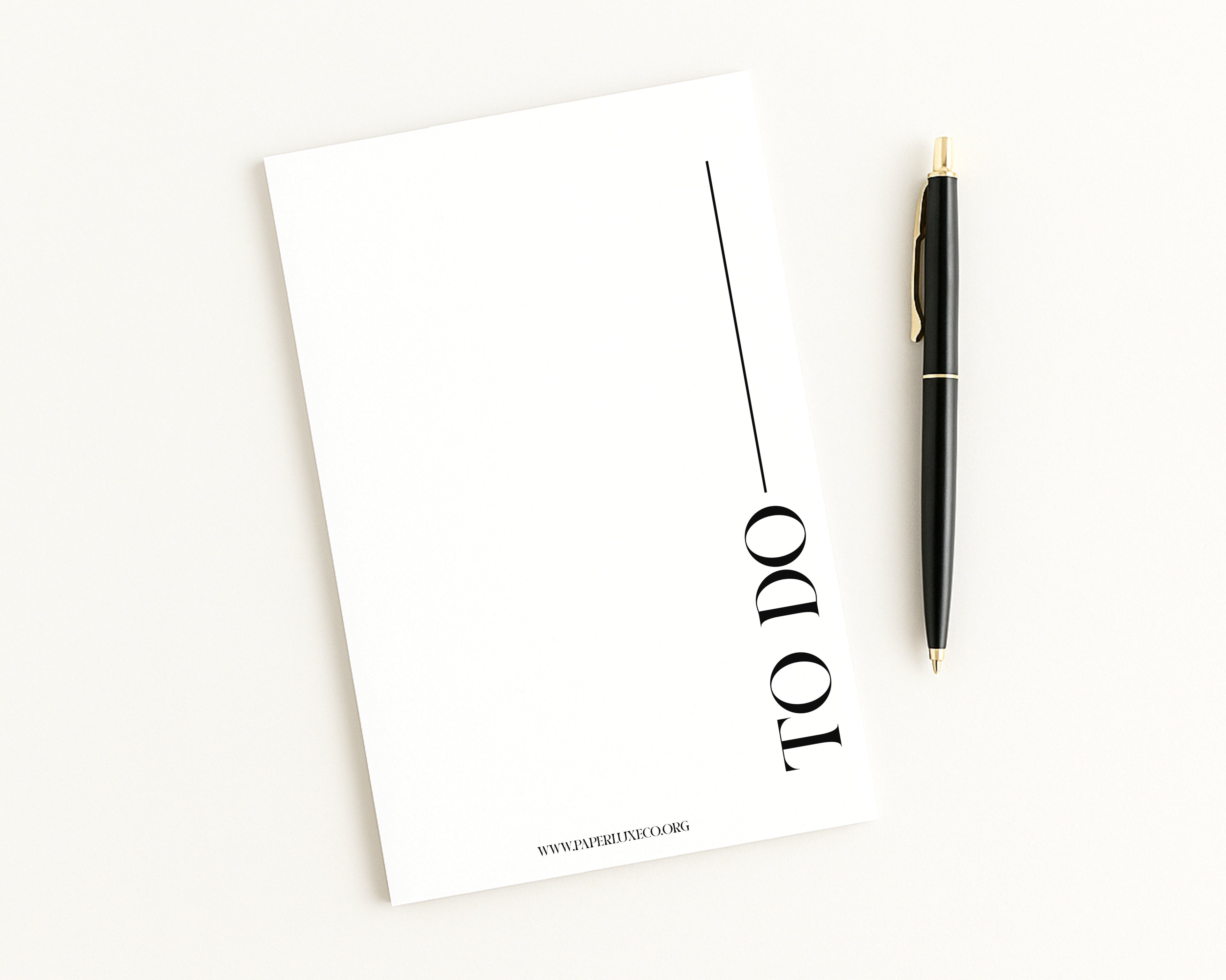 Luxe To Do Notepad